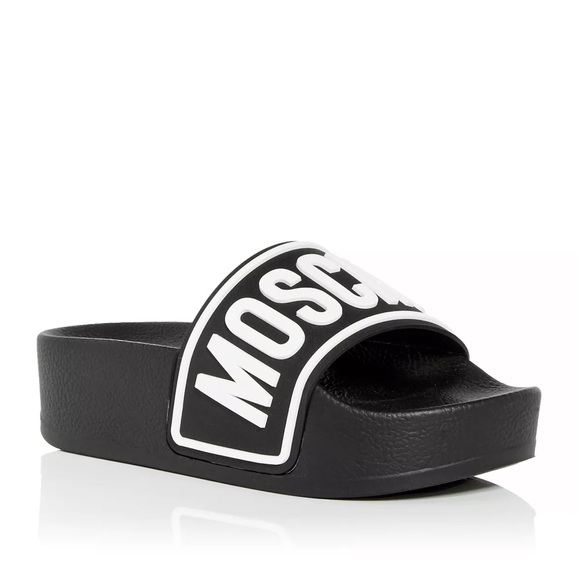 SOLD Moschino Platform Slide Sandals - Picture 2 of 6